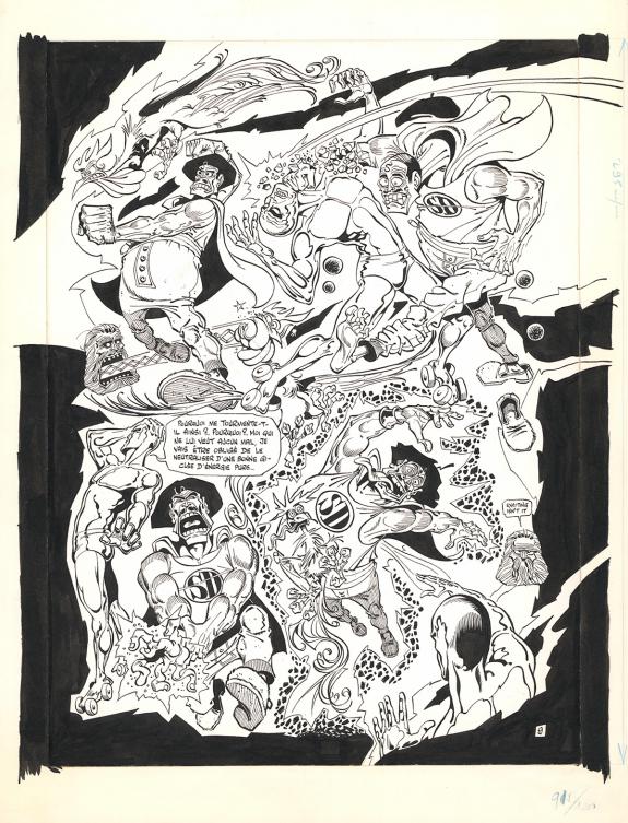 Marcel Gotlib - Rh&acirc;&acirc; Lovely, Tome 3, Planche originale n&deg;9 d