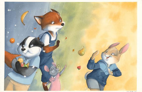 Julie Mellan - Les G&eacute;niales inventions de L&eacute;onard le renard,