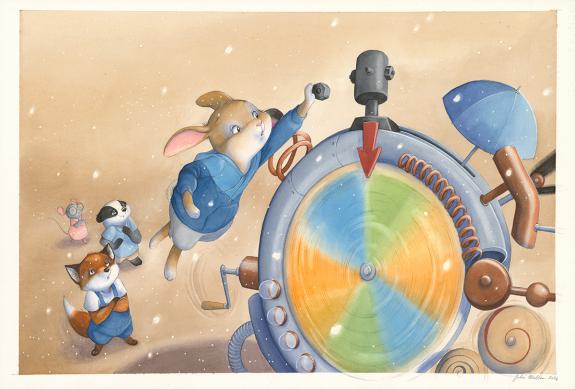 Julie Mellan - Les G&eacute;niales inventions de L&eacute;onard le renard,