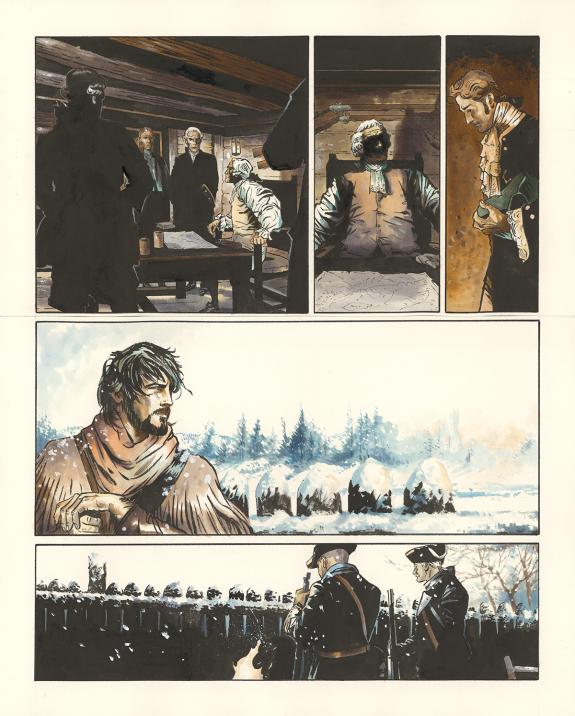 Bernard Vrancken - Nouvelle France, Chapitre I, planche orig