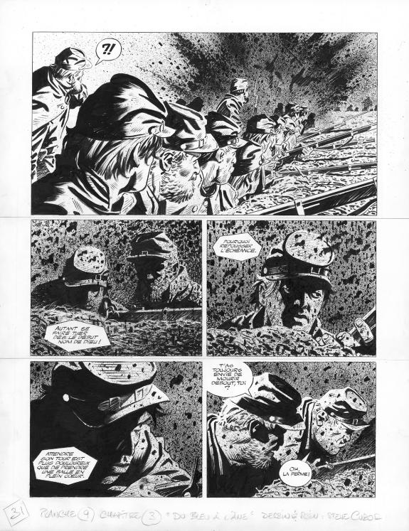 Steve Cuzor - Le Combat d'Henry Fleming, Planche originale n