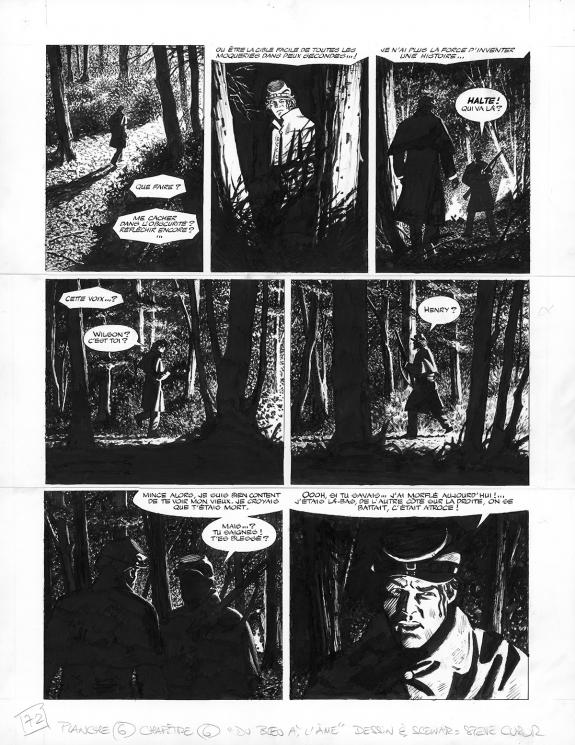 Steve Cuzor - Le Combat d'Henry Fleming, Planche originale n