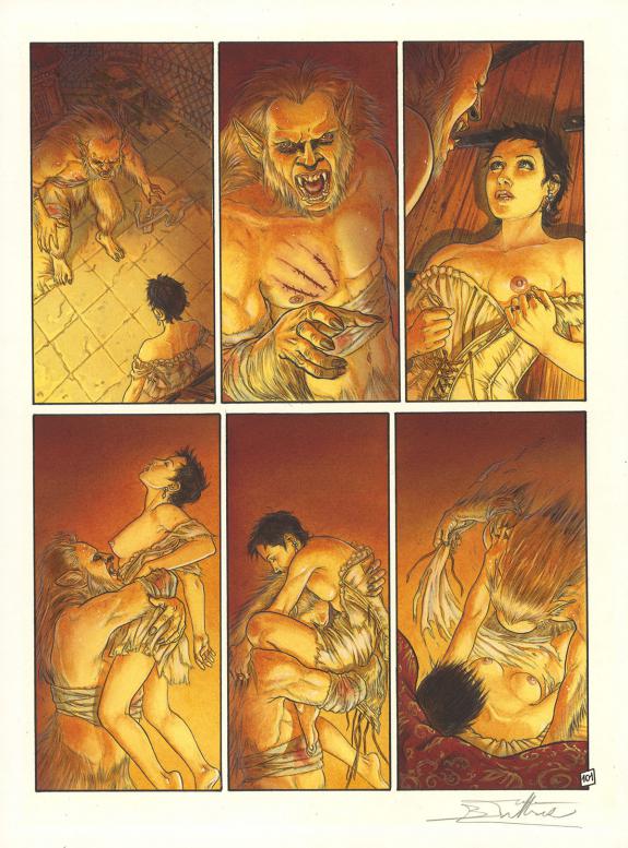 B&eacute;atrice Tillier - Le Bois des Vierges, Planche originale n&deg;