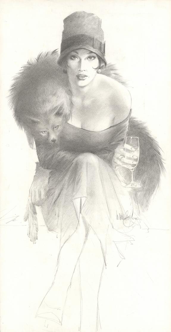 William Vance - XIII, Illustration originale r&eacute;alis&eacute;e pour l