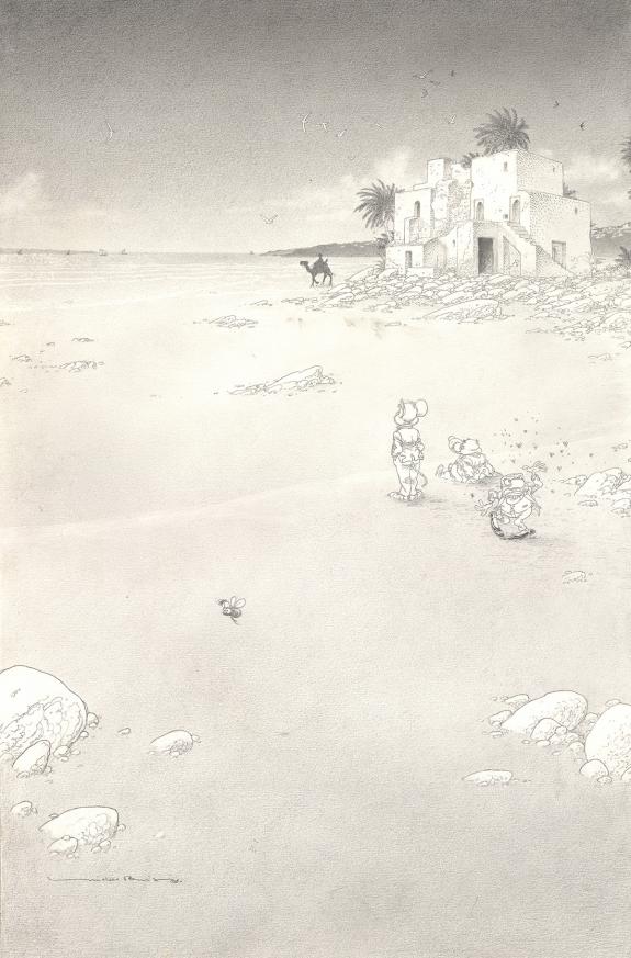 Michel Plessix - Le Vent dans les Sables , Les Crayons I, Co