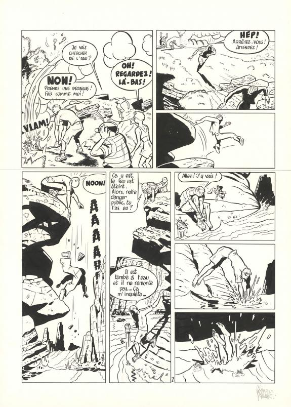 Olivier Schwartz - Gringos Locos, Planche originale n&deg;15
