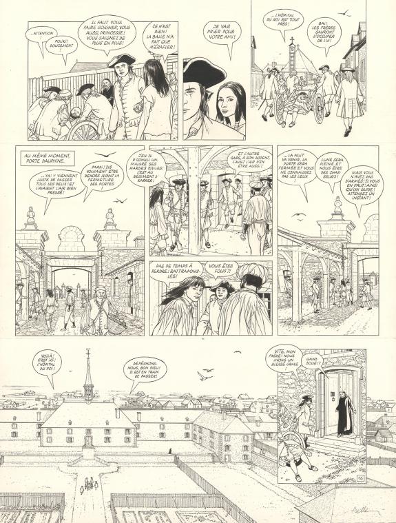 Patrice Pellerin - L'&Eacute;pervier, La Princesse indienne, Planch