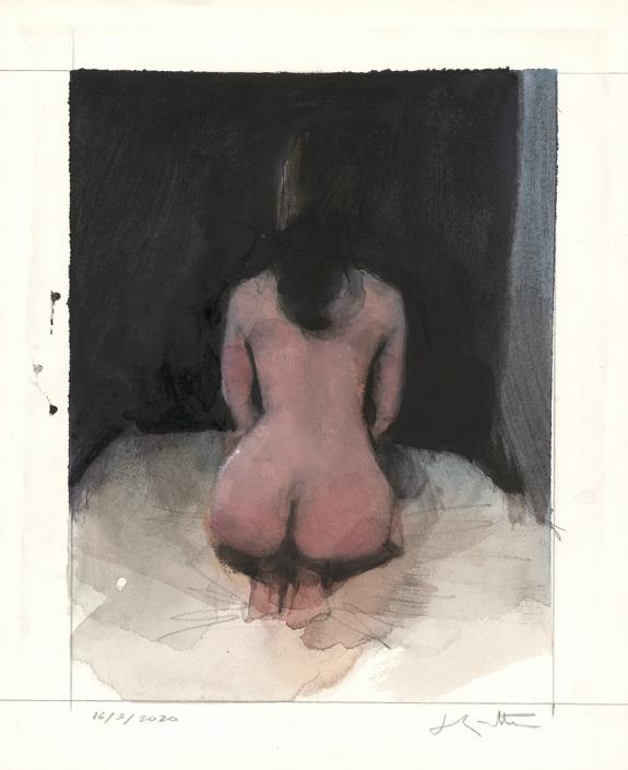 Jean-Marc Rochette - Illustration originale r&eacute;alis&eacute;e en 2020