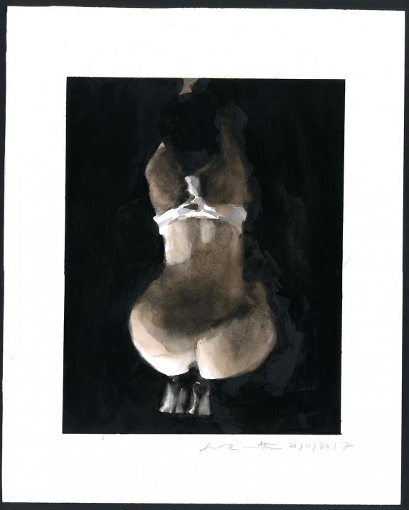 Jean-Marc Rochette - Vertiges, Illustration originale r&eacute;alis