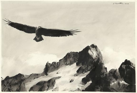 Jean-Marc Rochette - L'Empereur du V&eacute;n&eacute;on, Illustration orig