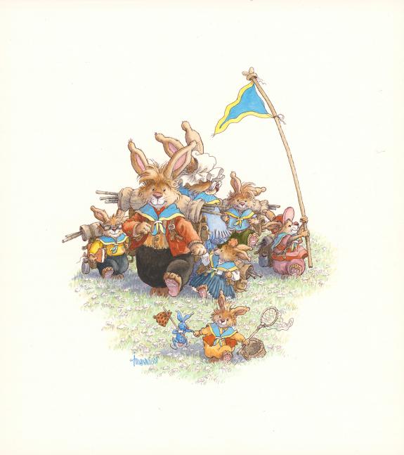 Lo&iuml;c Jouannigot - La Famille Passiflore , L'Omelette g&eacute;ante 