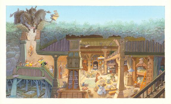 Lo&iuml;c Jouannigot - La Famille Passiflore , L'Omelette g&eacute;ante 