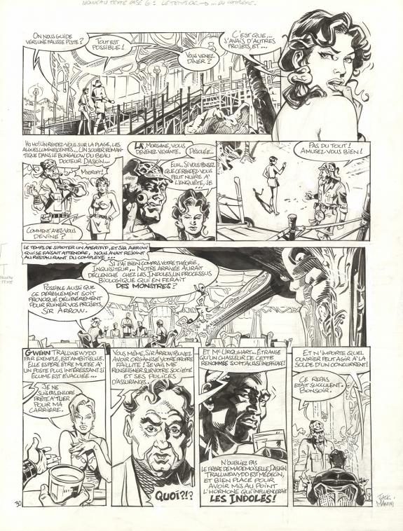 Jack Manini - Mycroft Inquisitor, Neiges sanglantes, Planche