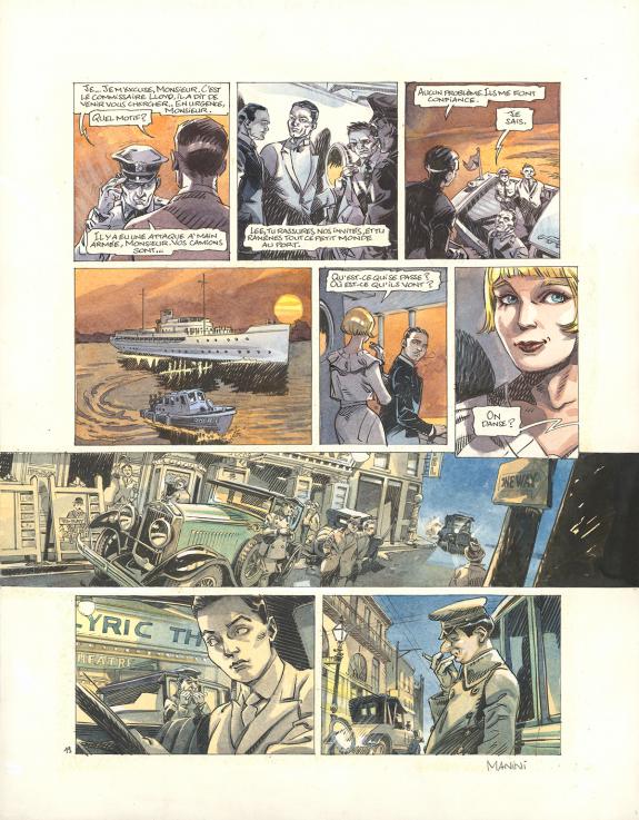 Jack Manini - Necromancy, Livre I, Planche originale n&deg;19