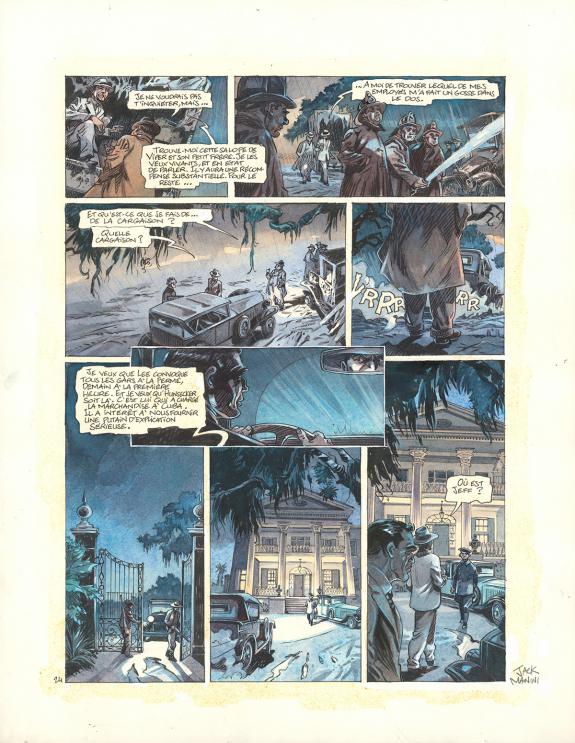 Jack Manini - Necromancy, Livre I, Planche originale n&deg;24