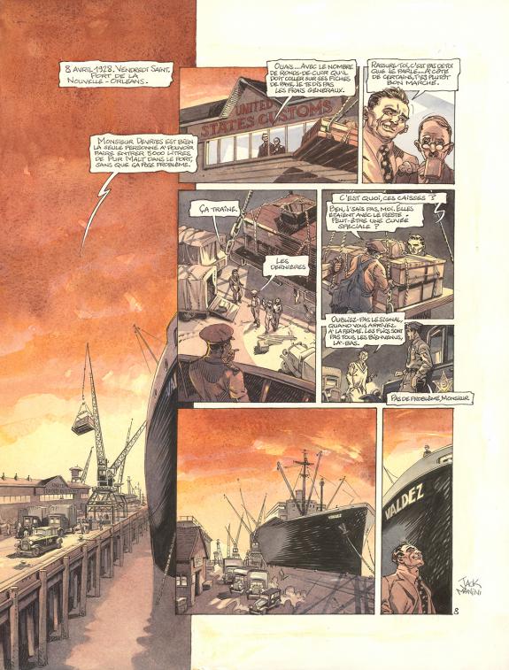 Jack Manini - Necromancy, Livre I, Planche originale n&deg;8