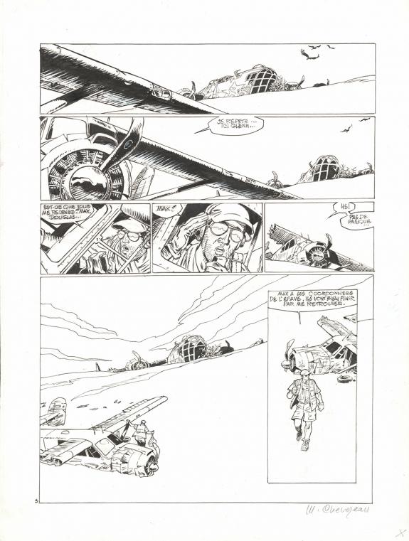 Michel CHEVEREAU - La Pin-Up du B24, Nose art, Planche origi