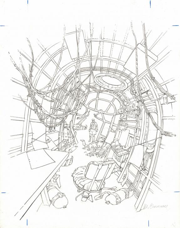 Michel CHEVEREAU - La Pin-Up du B24, Nose art, Illustration 