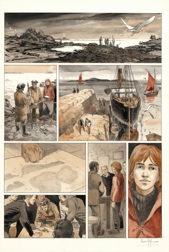 Emmanuel Lepage - Ar-Men, L'Enfer des enfers, Planche origin