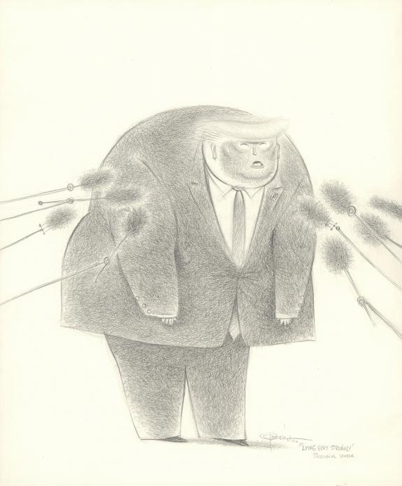 Carter Goodrich - Casting Call, Lying Very Strongly, illustr