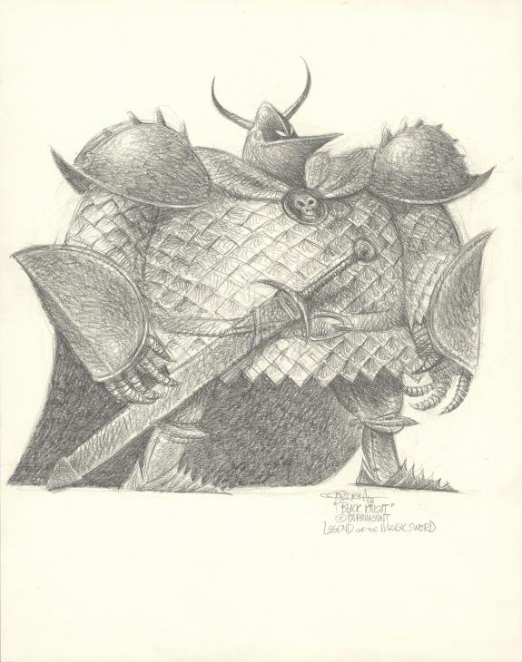 Carter Goodrich - Casting Call, Illustration originale, Blac