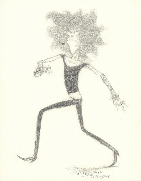 Carter Goodrich - Casting Call, Illustration originale, Rich