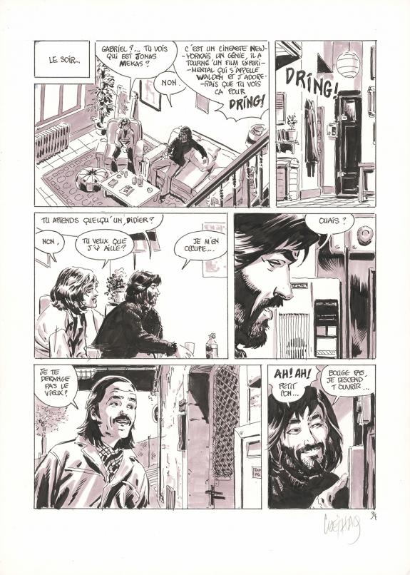 S&eacute;bastien Goethals - L'Escamoteur, Planche originale n&deg;34