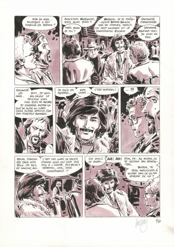 S&eacute;bastien Goethals - L'Escamoteur, Planche originale n&deg;147