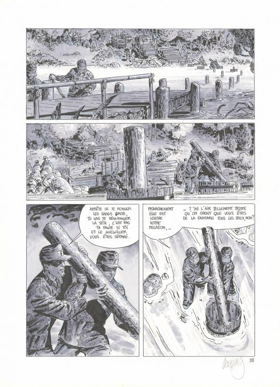 S&eacute;bastien Goethals - Le Voyage de Marcel Grob, Planche origi