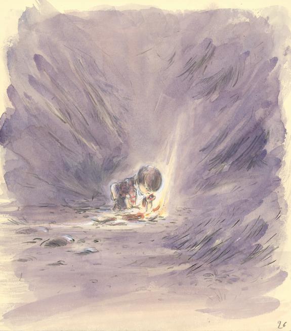 Claude K. Dubois - Un Papa d'aventure, Illustration original