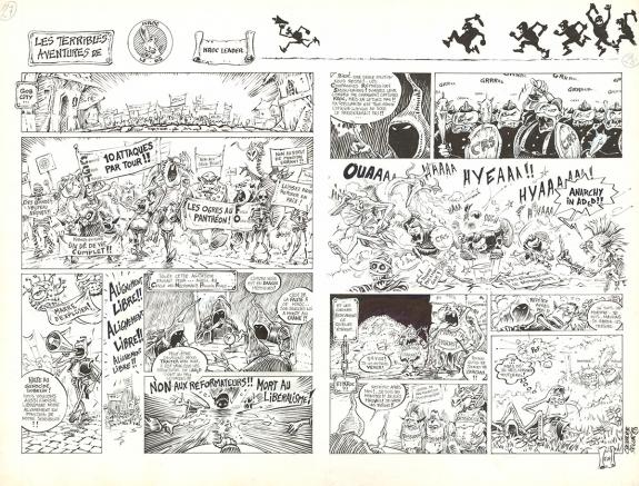 Thierry S&eacute;gur - Kroc le b&ocirc;, Kroc le b&ocirc;, Planches originales 