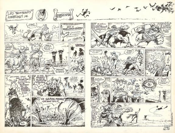 Thierry S&eacute;gur - Kroc le b&ocirc;, Kroc le b&ocirc;, Planches originales