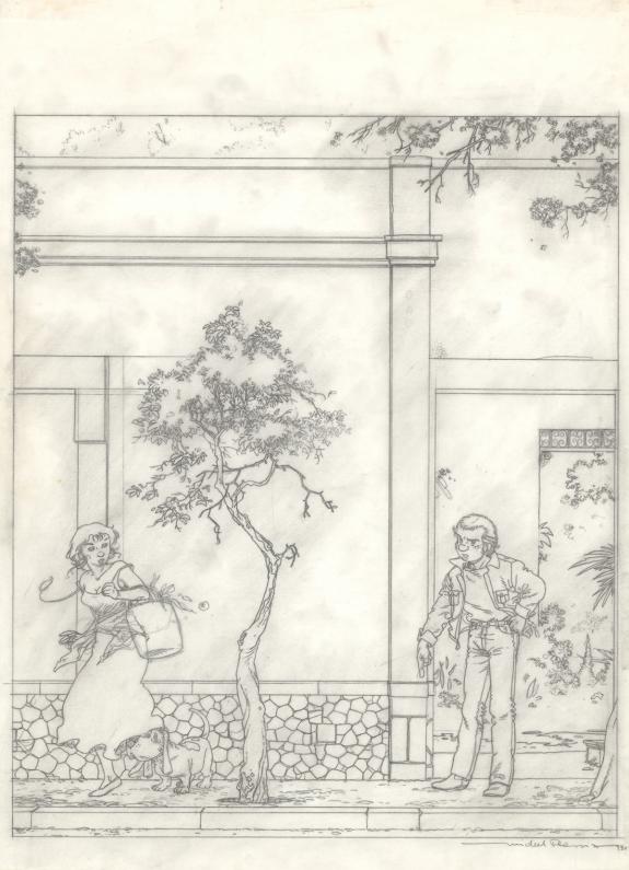 Michel Plessix - Julien Boisvert , Jikuri, Recherche de couv