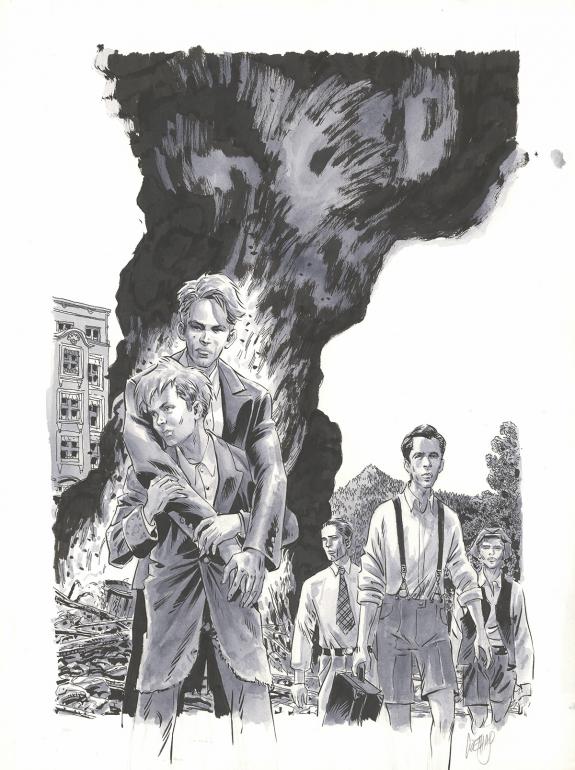 S&eacute;bastien Goethals - Illustration originale pour le coffret 