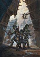 Didier Graffet - Orcs, Couverture originale r&eacute;alis&eacute;e pour le