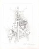 Didier Graffet - L?Assassin Royal, Crayonn&eacute; de la couverture