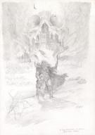 Didier Graffet - Crayonn&eacute; de la couverture originale r&eacute;alis&eacute;