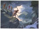 Fr&eacute;d&eacute;ric Pillot - Le Dernier des Mohicans, Illustration orig