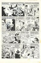 Frank Le Gall - Rocky Luke - banlieue west, Planche original