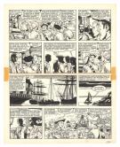 Victor Hubinon - Barbe-Rouge, Mort ou vif, Planche originale