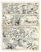 Victor Hubinon - Barbe-Rouge, L'&Icirc;le de l'homme mort, Planche