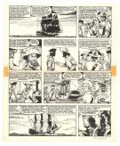 Victor Hubinon - Barbe-Rouge, Mort ou vif, Planche originale