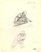 Paul Cuvelier - Corentin, Crayonn&eacute; original