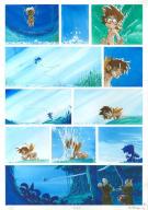 Cyril Knittel - Les Orphelins, Premi&egrave;re partie, Planche orig