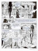 Ersel - Claymore, Planche originale n&deg;19, phylact&egrave;res coll&eacute;s