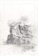 Attila Futaki - Severed, Issue 2, Crayonn&eacute; de couverture