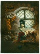 Pascal Mogu&eacute;rou - L'heure des f&eacute;es, Illustration originale