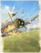 Lucio Perinotto - illustration originale intitul&eacute;e "A-1 Viet