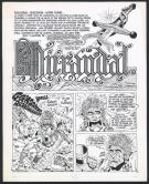 Marcel Gotlib - Rh&acirc;-Gnagna, Tome 1, Planche originale n&deg;01 d