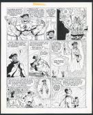 Marcel Gotlib - SuperDupont, Planche originale n&deg;07 de l'his